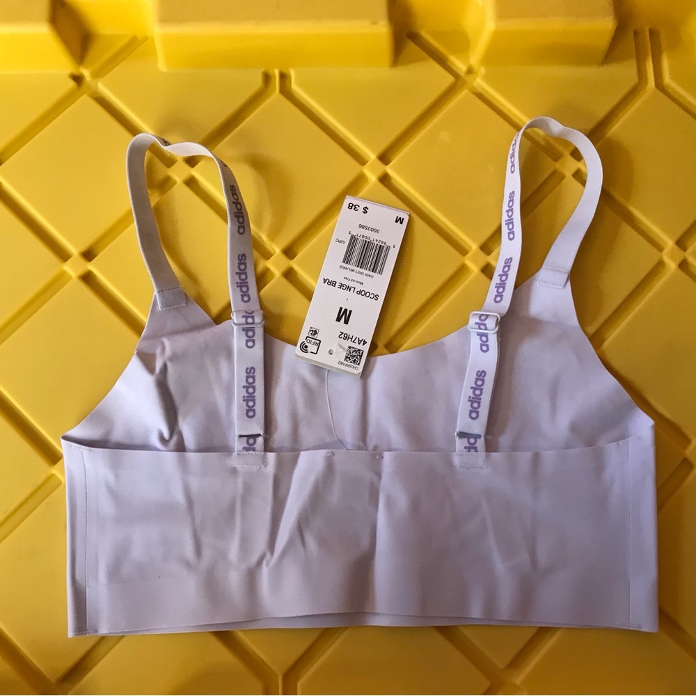 Adidas Scoop Neck LNGE Bra - Picture 3 of 3